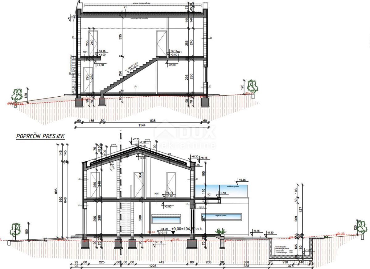 ISTRIA, LABIN - Casa dal design contemporaneo con piscina