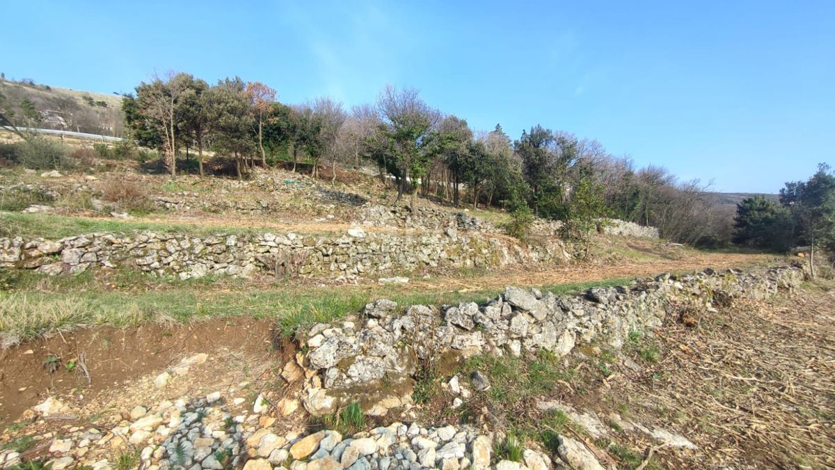 ISTRIA, RABAC, DINTORNI - Terreno edificabile con bellissima vista mare, ideale per costruire due ville