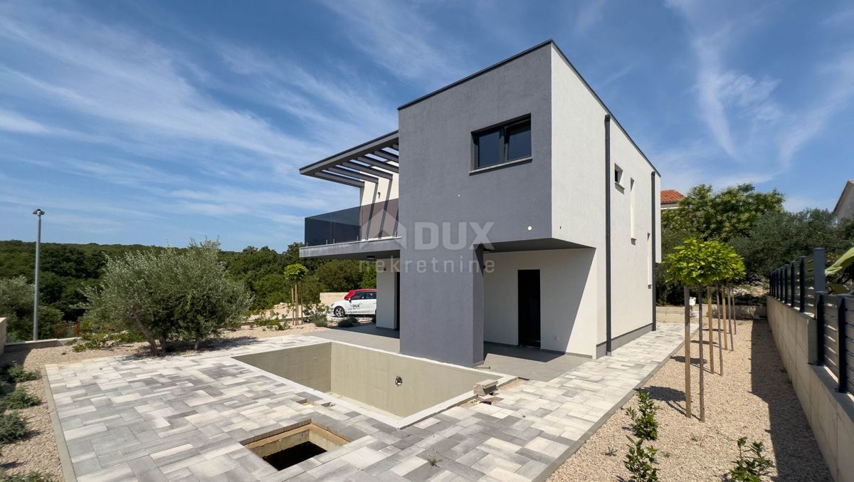 ISOLA DI KRK, CITTÀ DI KRK (dintorni) - moderna villa di lusso con piscina e vista mare