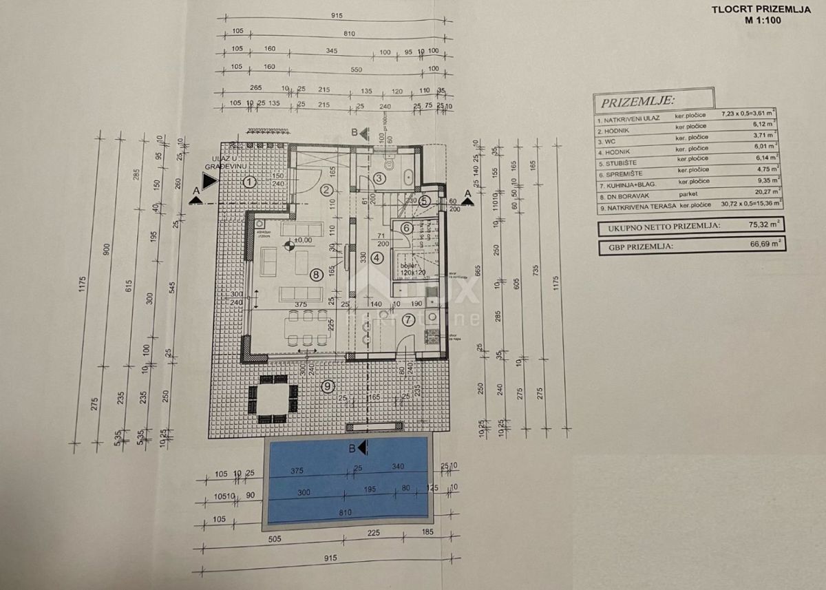 ISOLA DI KRK, CITTÀ DI KRK (dintorni) - moderna villa di lusso con piscina e vista mare