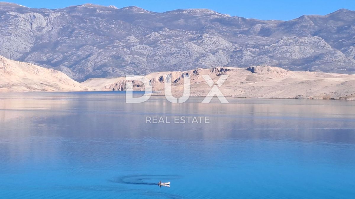 ISOLA DI PAG, CITTÀ DI PAG - Appartamento con splendida vista mare, a 200 m dalla spiaggia!