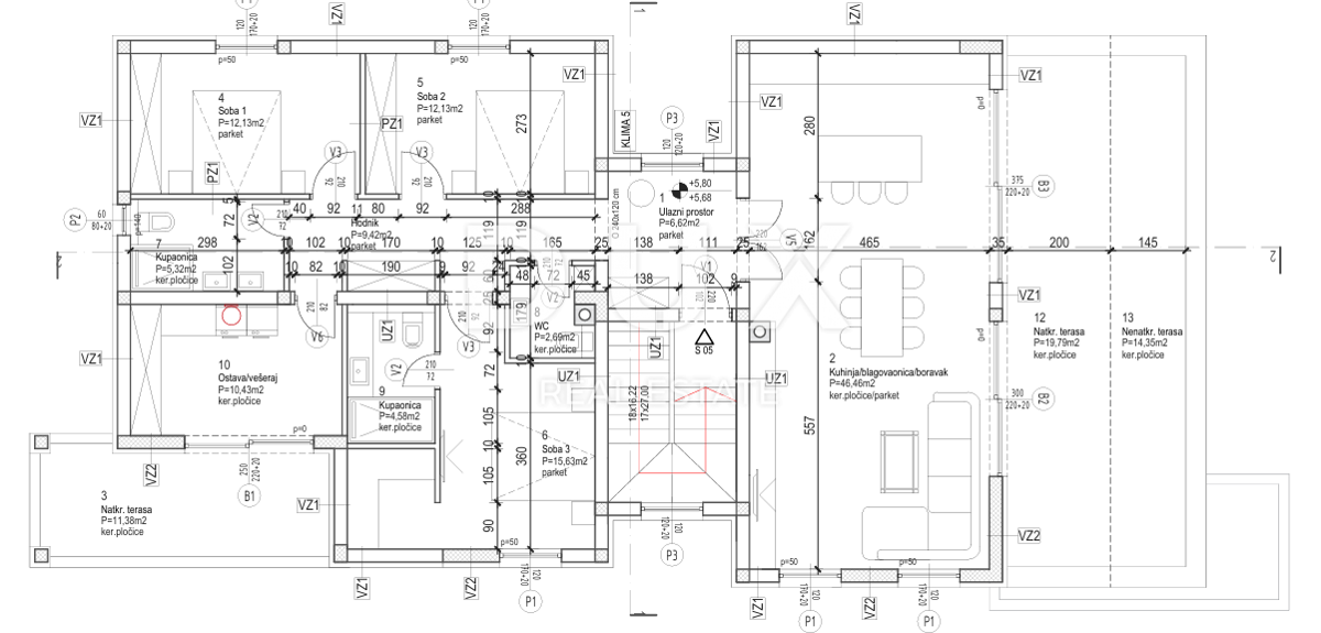 ZARA, VRSI - Spazioso attico con 4 camere da letto vicino al mare! S5