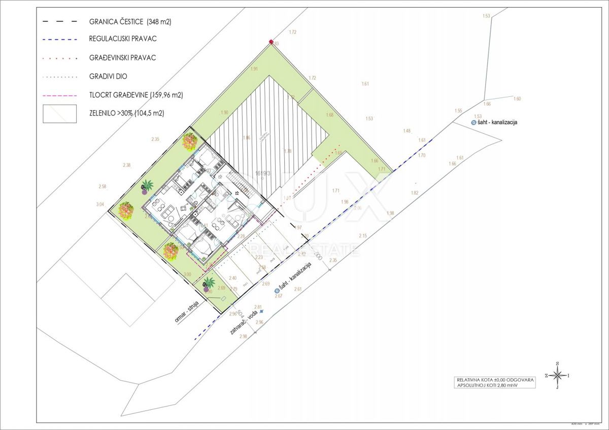 ZADAR, BIBINJE - Appartamento con giardino in costruzione in posizione attraente S1
