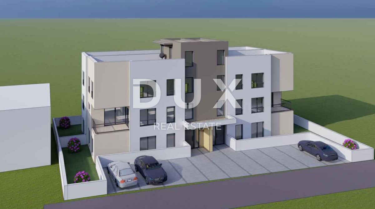 ZADAR, BIBINJE - Appartamento con giardino in costruzione in posizione attraente S1