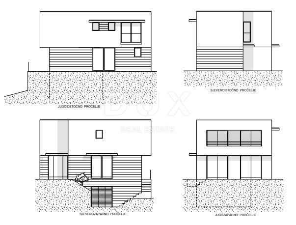 OPATIJA, BREGI - terreno edificabile con vista mare e PERMESSO DI COSTRUZIONE per una villa urbana con piscina!!! OPPORTUNITÀ!