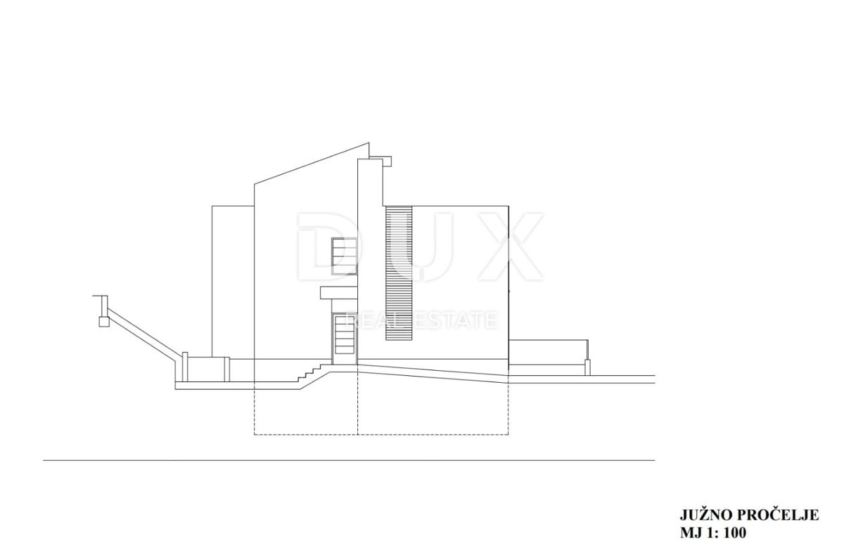 OPATIJA, LOVRAN, DOBREĆ - casa alta non finita 400 m2 con vista panoramica sul mare