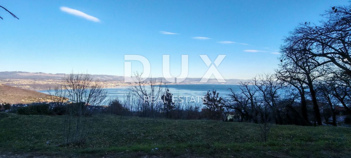 OPATIJA, LOVRAN, DOBREĆ - casa alta non finita 400 m2 con vista panoramica sul mare