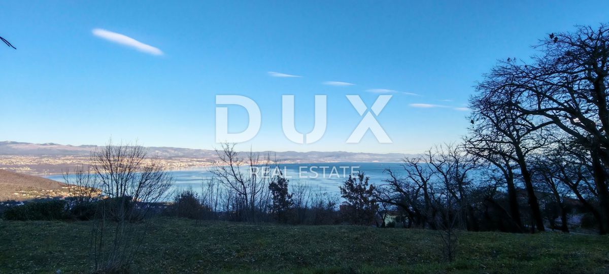 OPATIJA, LOVRAN, DOBREĆ - casa alta non finita 400 m2 con vista panoramica sul mare