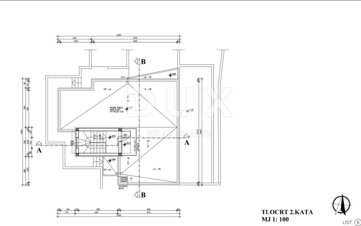 OPATIJA, LOVRAN, DOBREĆ - casa alta non finita 400 m2 con vista panoramica sul mare