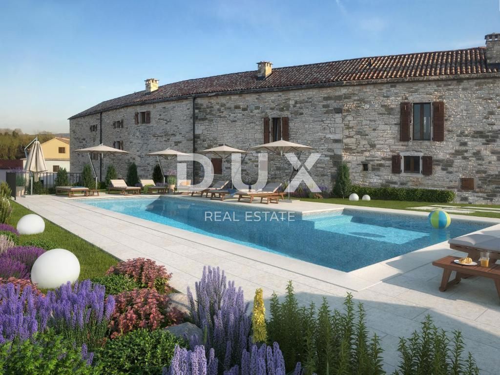 ISTRIA, GROŽNJAN - Bellissima proprietà con 5 unità abitative