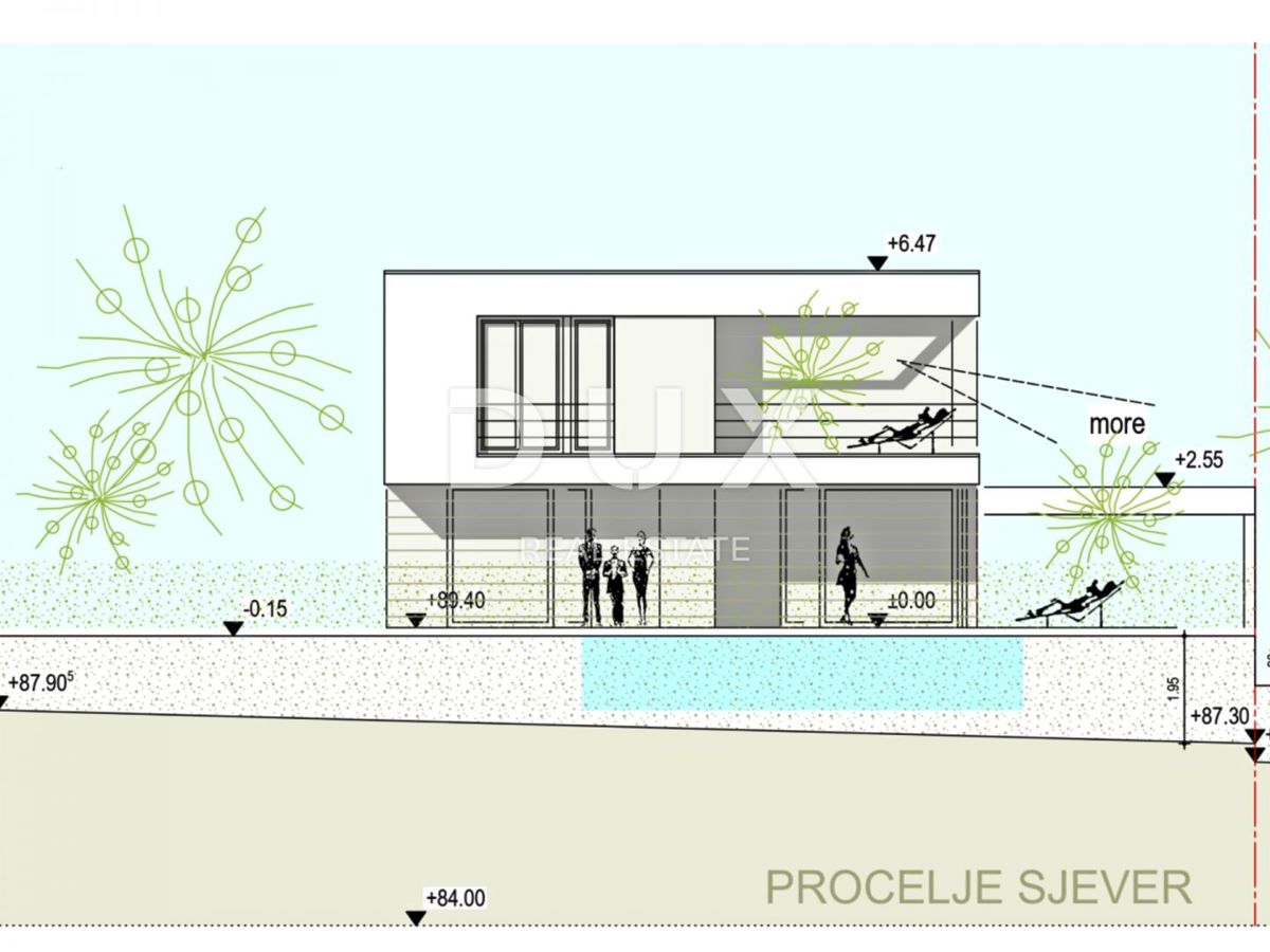 ISTRIA, PARENZO - Casa di architettura moderna con piscina