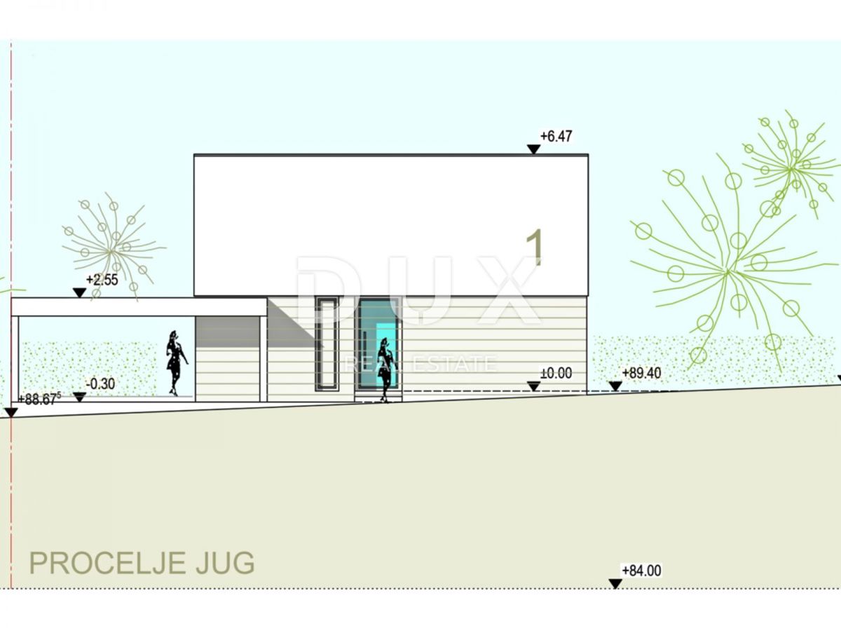 ISTRIA, PARENZO - Casa di architettura moderna con piscina