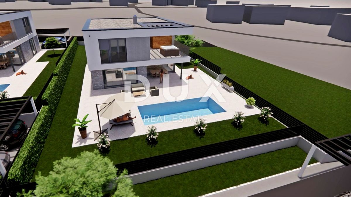 ISTRIA, PARENZO - Casa di architettura moderna con piscina