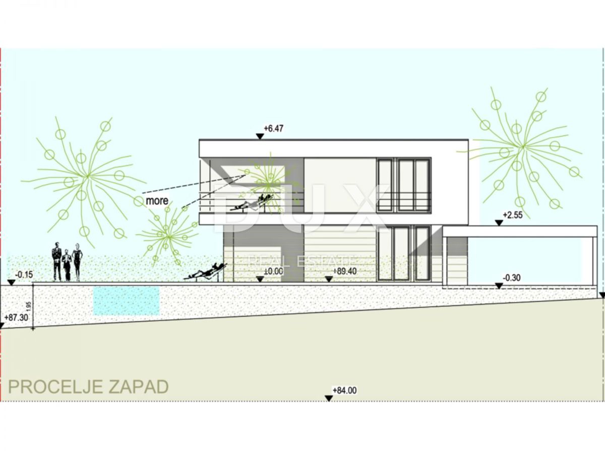 ISTRIA, PARENZO - Casa di architettura moderna con piscina