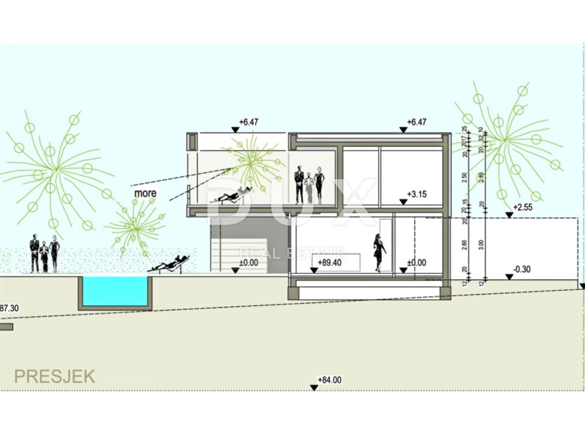 ISTRIA, PARENZO - Casa di architettura moderna con piscina