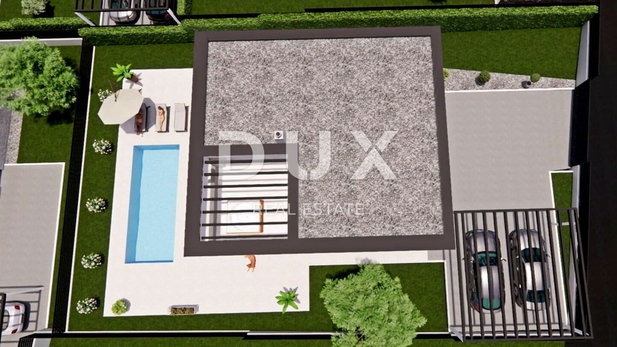 ISTRIA, PARENZO - Casa di architettura moderna con piscina