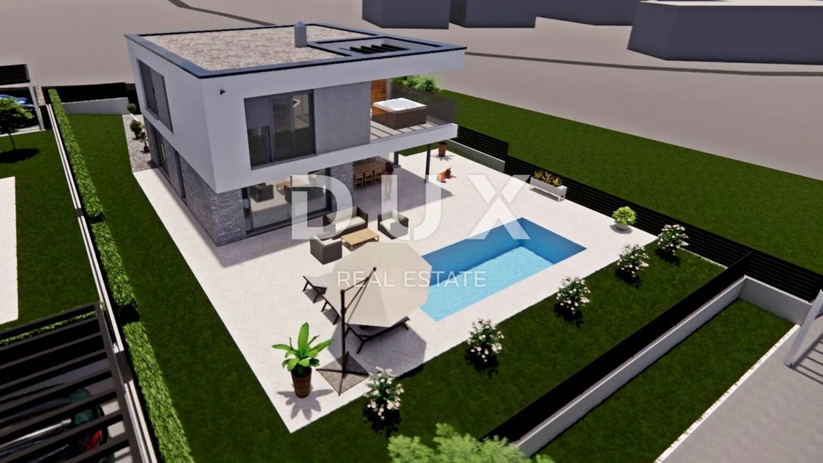 ISTRIA, PARENZO - Casa di architettura moderna con piscina
