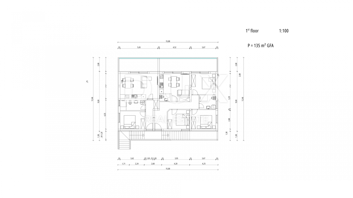 ISOLA DI RAB, BANJOL - Nuovo edificio 94 m2 - Prezzo esclusivo in prevendita