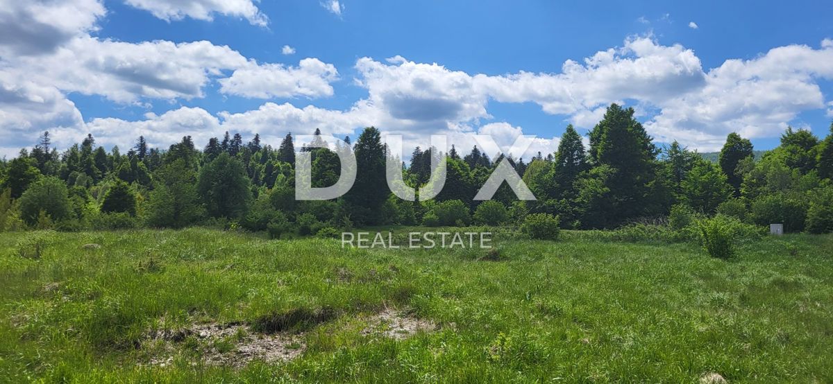 GORSKI KOTAR, FUŽINE- Attraente terreno edificabile vicino al Lago Lepenica 