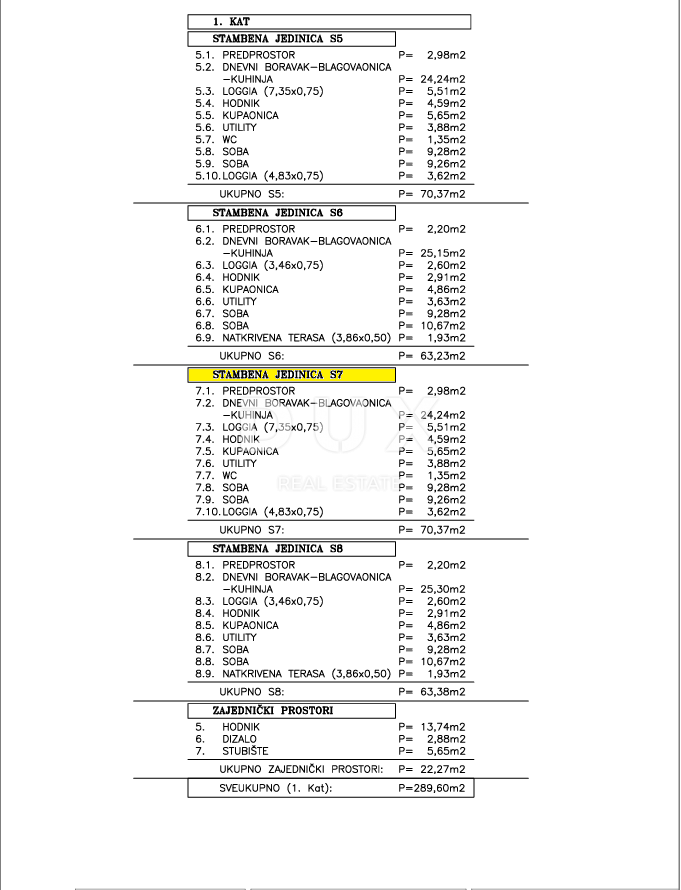 ISTRIA, TAR - Bilocale 70,37 mq, nuova costruzione, 1° PIANO