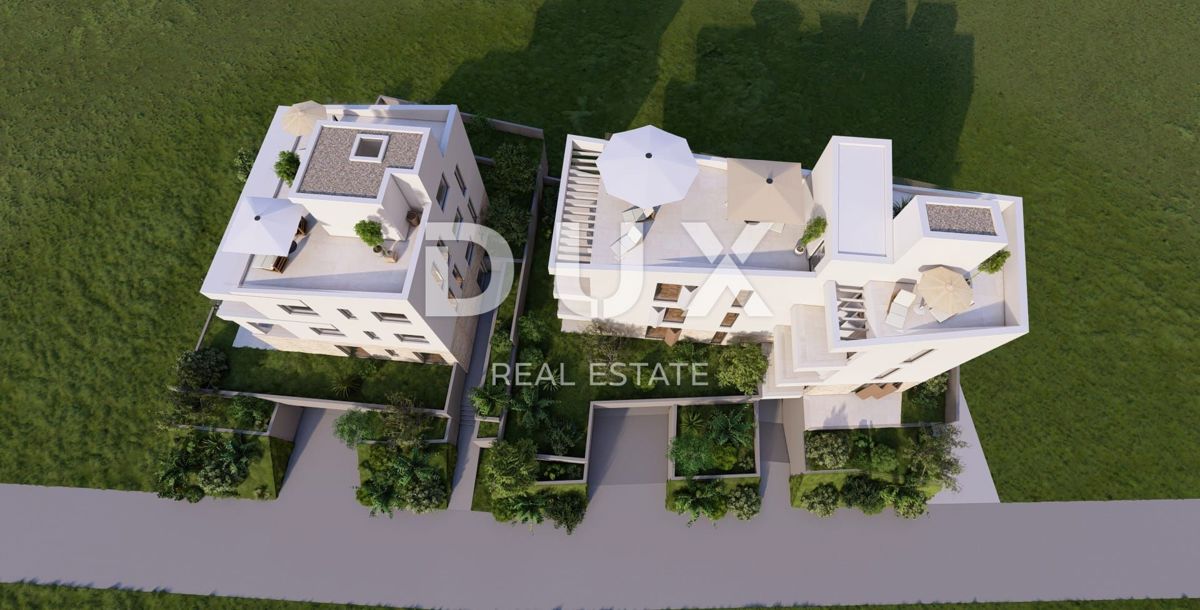 PETRČANE - Lussuoso appartamento con due camere da letto 118m² - con giardino!
