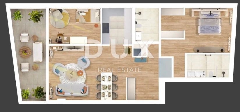 Appartamento Kantrida, Rijeka, 78m2