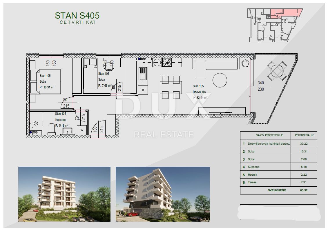 Appartamento Zamet, Rijeka, 100m2