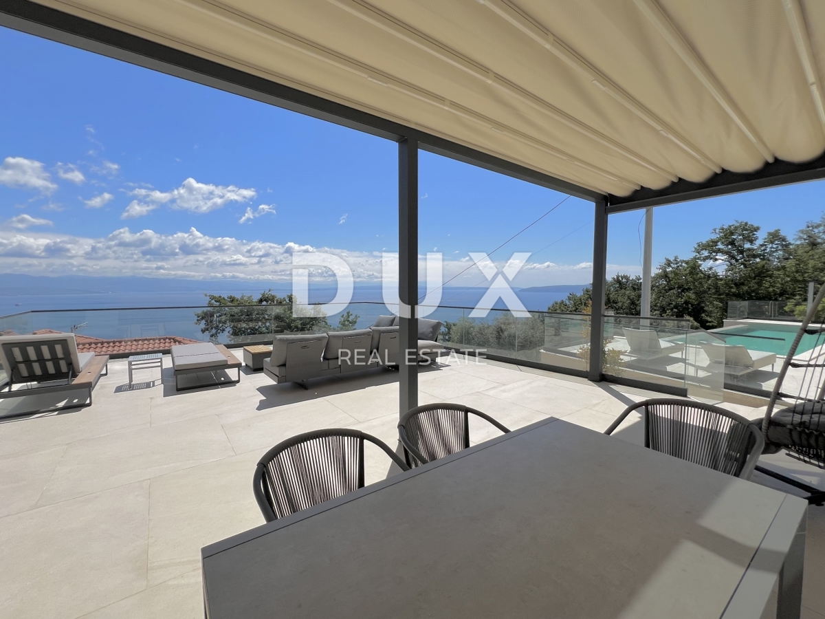 OPATIJA, LOVRAN – Appartamento esclusivo con vista panoramica e piscina