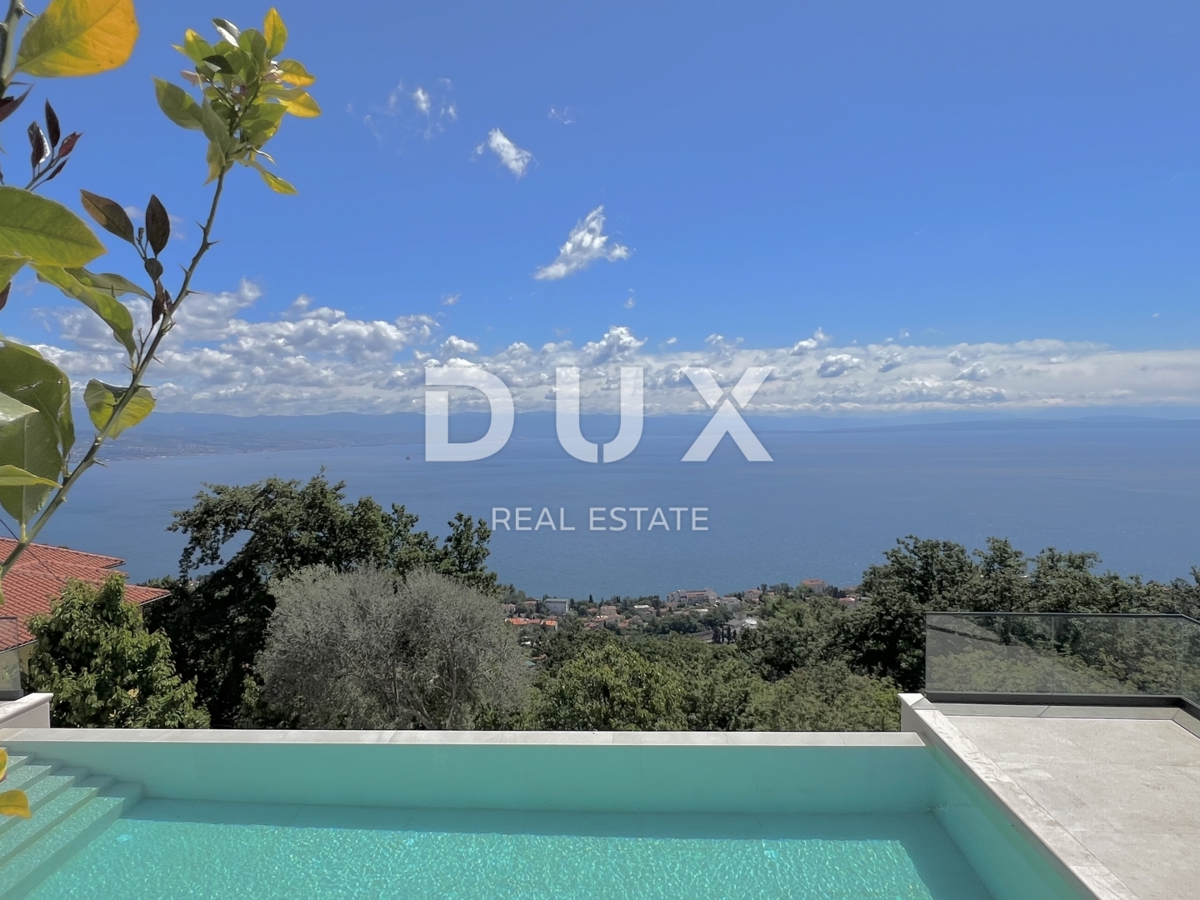 OPATIJA, LOVRAN – Appartamento esclusivo con vista panoramica e piscina