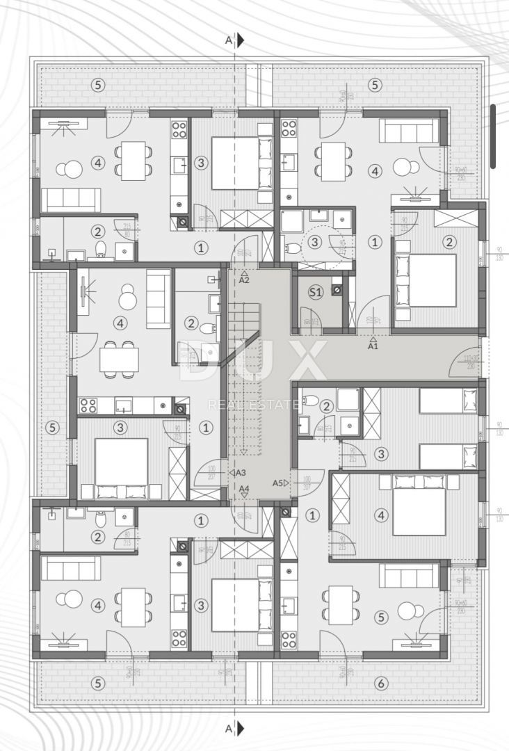 Appartamento Šikići, Pula, 53,04m2