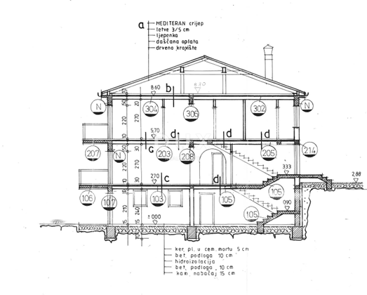OPATIJA, POBRI - spaziosa casa indipendente con vista mare, giardino e diverse unità abitative