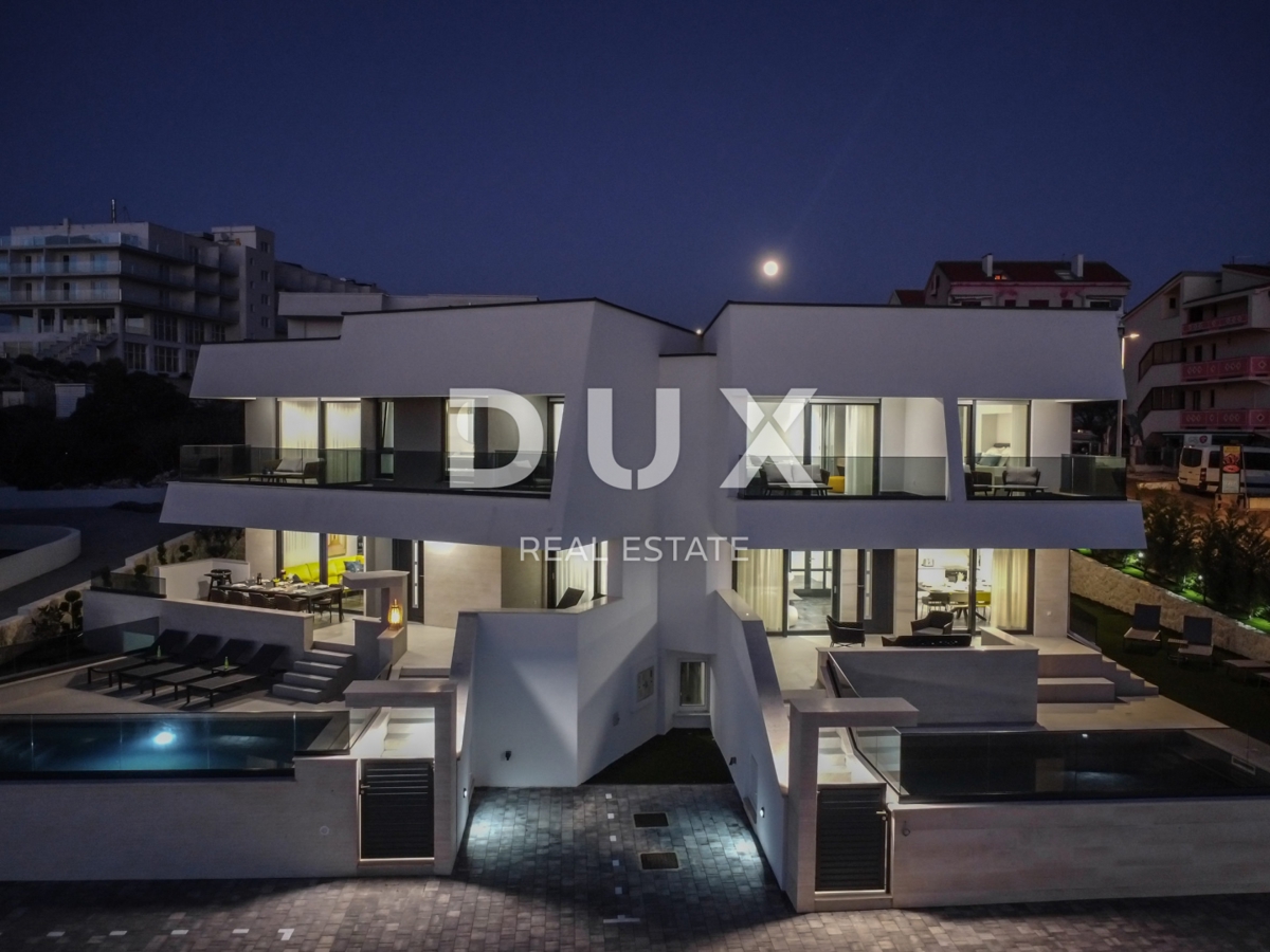 ISOLA DI PAG, NOVALJA - Villa con 5 camere da letto, piscina e sauna, 176,5 m2