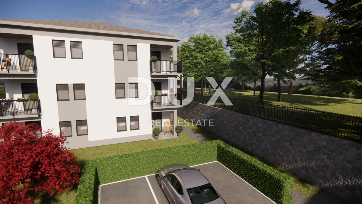 MATULJI, JUŠIĆI, JURDANI - appartamento 2° piano, 64,19m2 in un nuovo edificio DB+2S con giardino