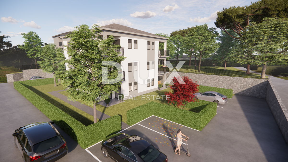MATULJI, JUŠIĆI, JURDANI - appartamento 2° piano, 64,19m2 in un nuovo edificio DB+2S con giardino