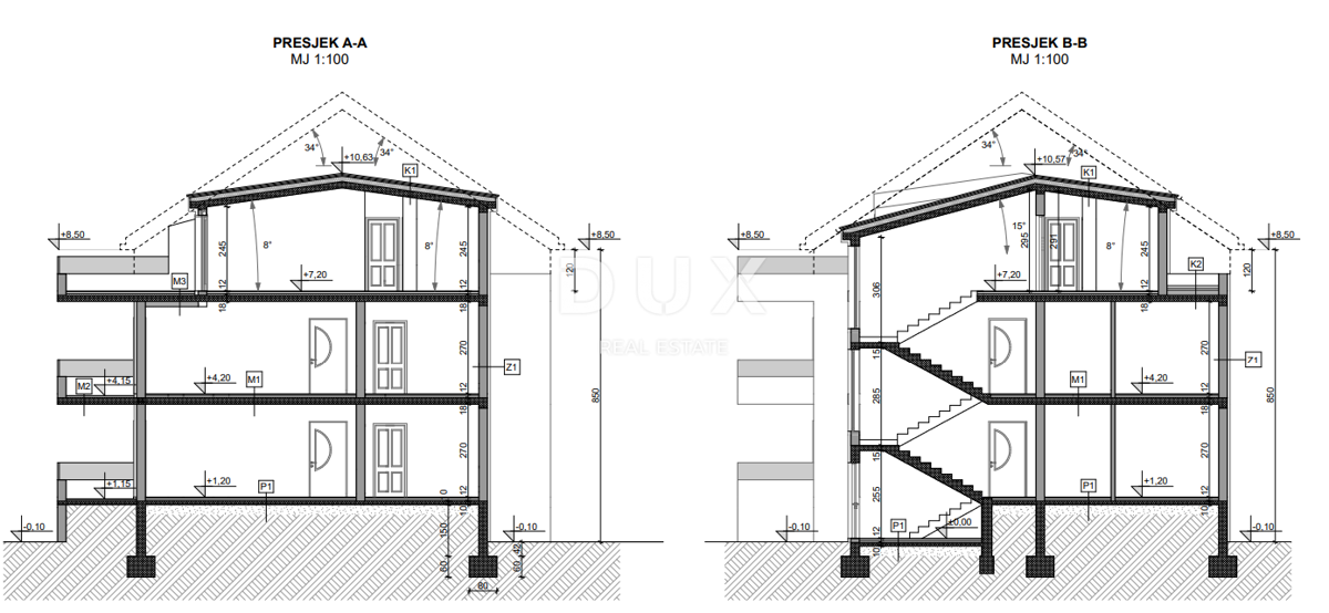 ISOLA DI PAG, PAG - esclusivo appartamento 2 camere da letto + soggiorno in un NUOVO EDIFICIO + terrazza! OCCASIONE!