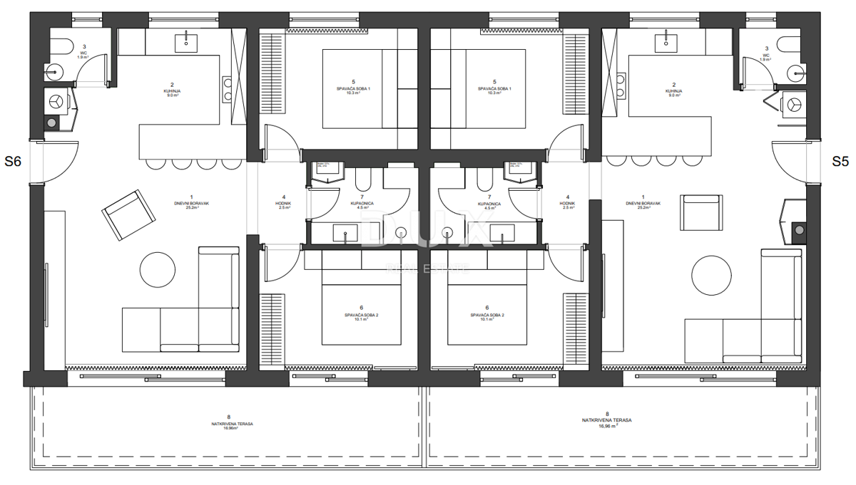ZADAR, ZATON - Nuovo edificio con ascensore a 45 metri dalla spiaggia! A6