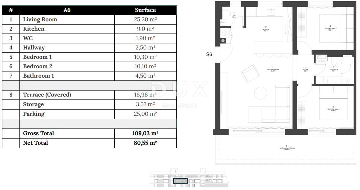 ZADAR, ZATON - Nuovo edificio con ascensore a 45 metri dalla spiaggia! A6