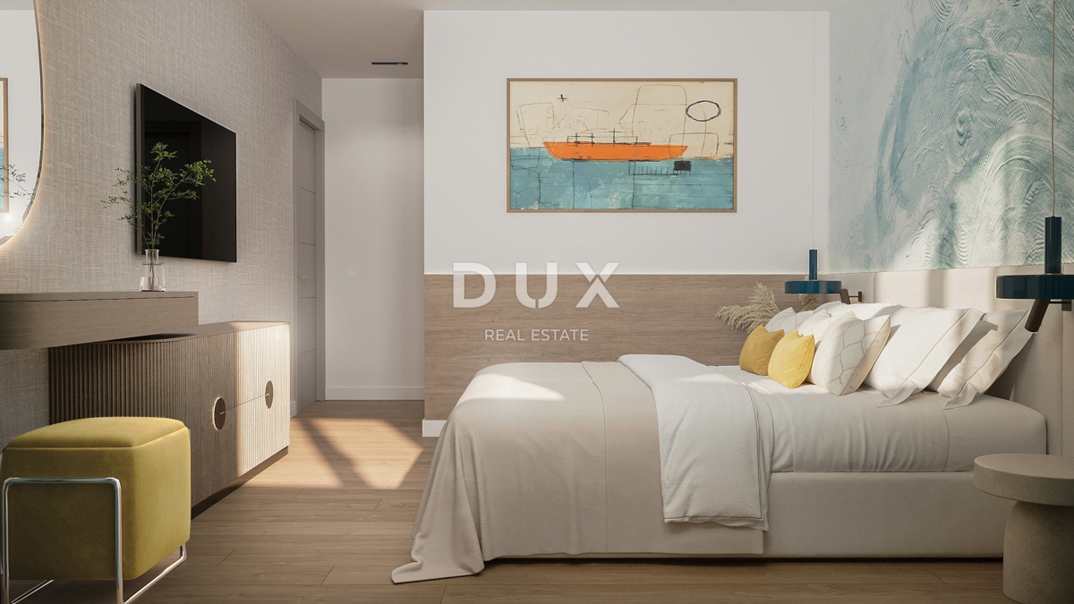 RIJEKA, KANTRIDA - Appartamento di 94 m2 in un lussuoso edificio di nuova costruzione a soli 250 metri dal mare con garage e vista panoramica sul mare