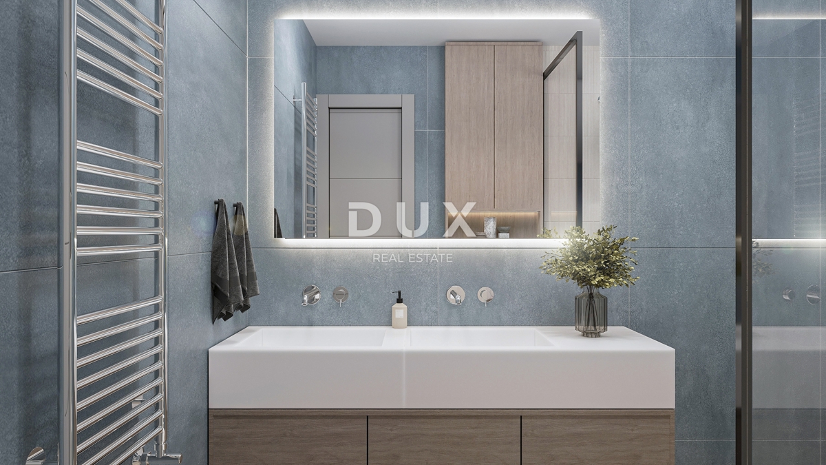 RIJEKA, KANTRIDA - Appartamento di 94 m2 in un lussuoso edificio di nuova costruzione a soli 250 metri dal mare con garage e vista panoramica sul mare