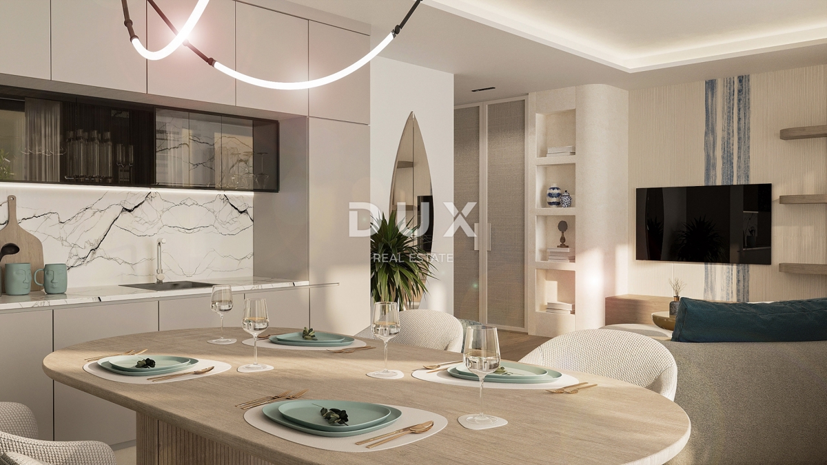 RIJEKA, KANTRIDA - Appartamento di 94 m2 in un lussuoso edificio di nuova costruzione a soli 250 metri dal mare con garage e vista panoramica sul mare