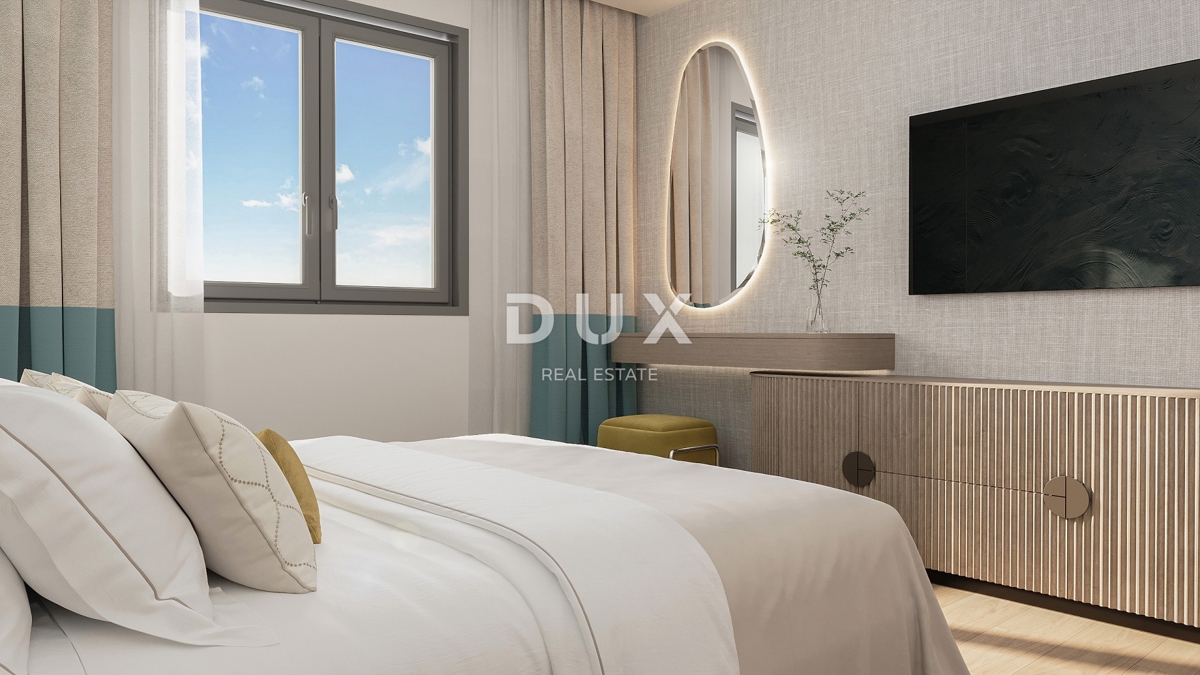 RIJEKA, KANTRIDA - Appartamento di 94 m2 in un lussuoso edificio di nuova costruzione a soli 250 metri dal mare con garage e vista panoramica sul mare