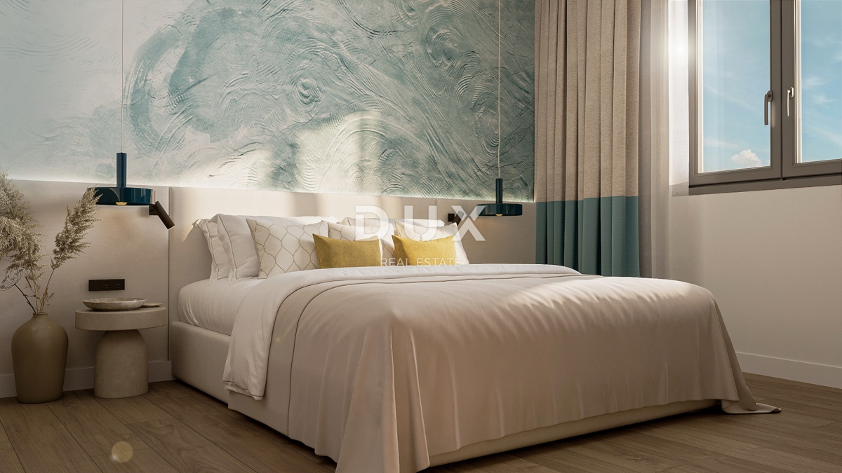 RIJEKA, KANTRIDA - Appartamento di 94 m2 in un lussuoso edificio di nuova costruzione a soli 250 metri dal mare con garage e vista panoramica sul mare