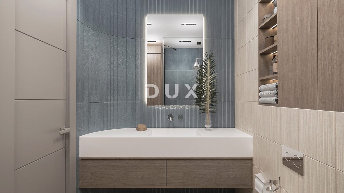 RIJEKA, KANTRIDA - Appartamento di 94 m2 in un lussuoso edificio di nuova costruzione a soli 250 metri dal mare con garage e vista panoramica sul mare