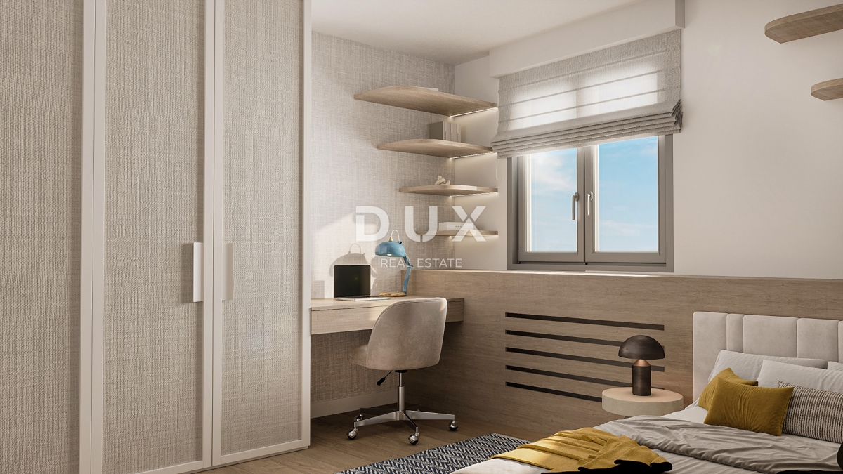 RIJEKA, KANTRIDA - Appartamento di 94 m2 in un lussuoso edificio di nuova costruzione a soli 250 metri dal mare con garage e vista panoramica sul mare