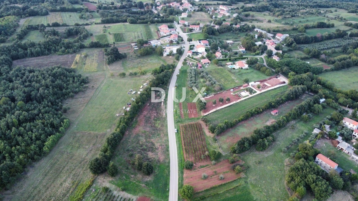 ISTRIA, BARBAN - Opportunità di investimento! Terreni edificabili con vista mare con progetto concettuale!