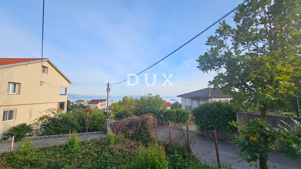 OPATIJA, MIHOTIĆI - Casa antica con progetto, permesso di costruire e vista