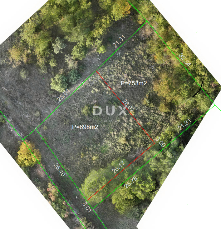 ZADAR, BRIŠEVO - Terreno edificabile in un tranquillo ambiente naturale! 698 m2! 85 €/m2!