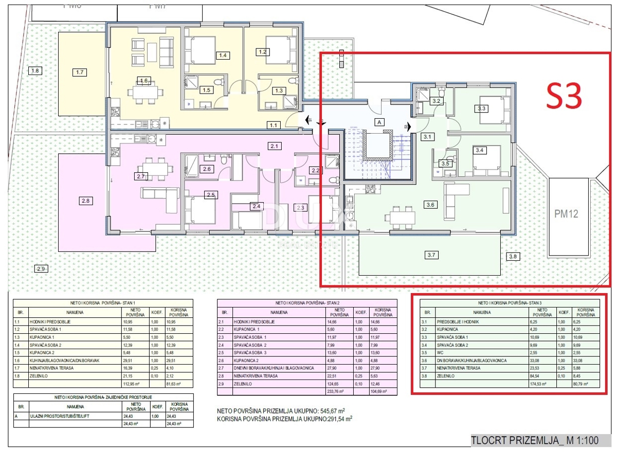 Appartamento Srima, Vodice, 34m2