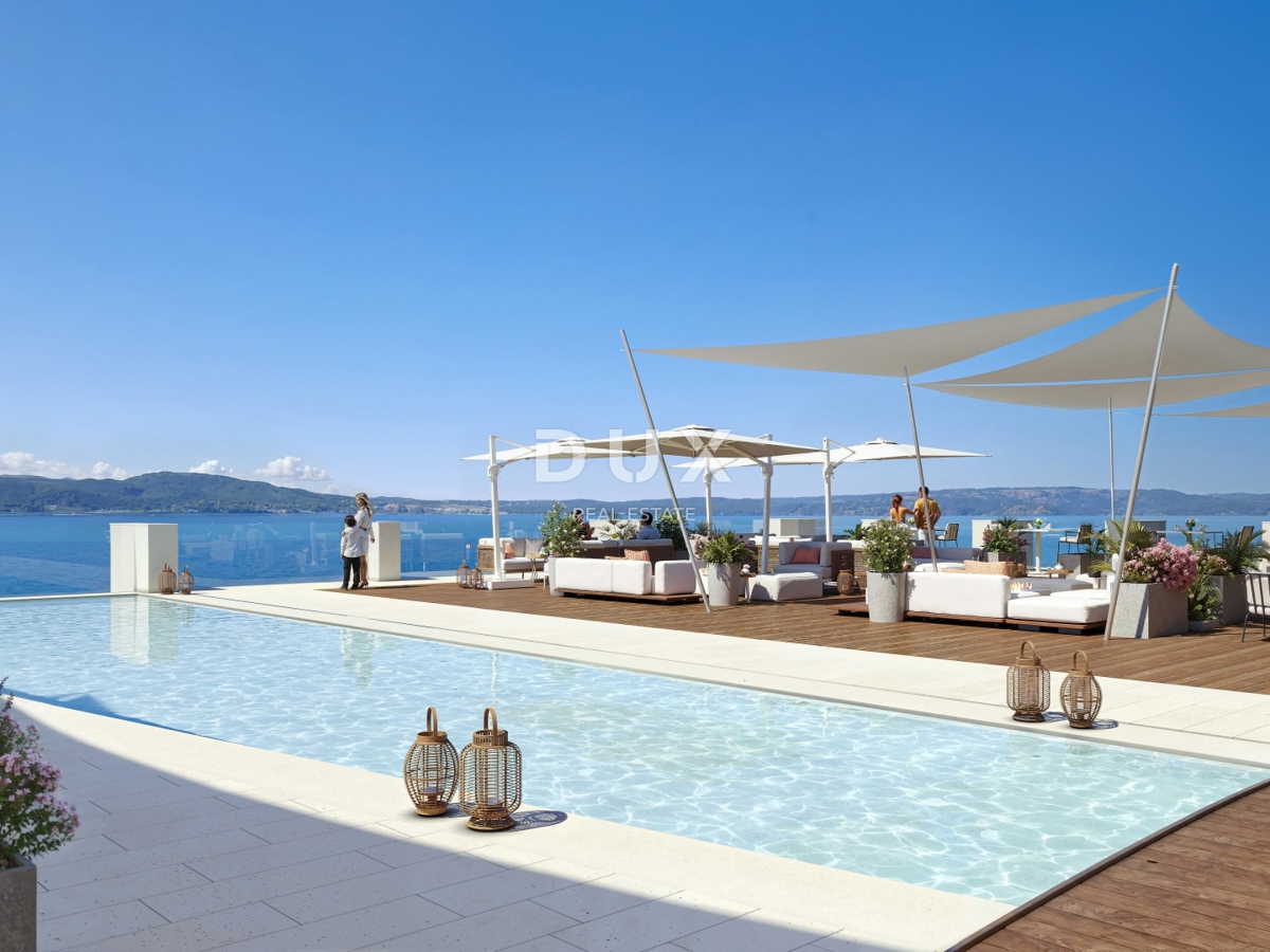 NOVI VINODOLSKI – Appartamento di 61 m² in un resort esclusivo, prima fila al mare con spiaggia privata