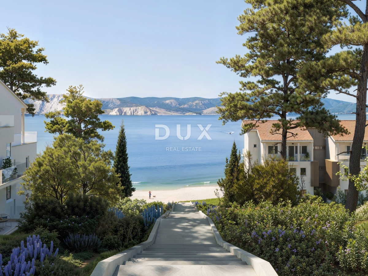 NOVI VINODOLSKI – Appartamento di 61 m² in un resort esclusivo, prima fila al mare con spiaggia privata
